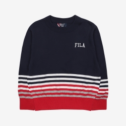 Fila White Line Sweater - Naisten T Paita - Laivastonsininen | FI-81809